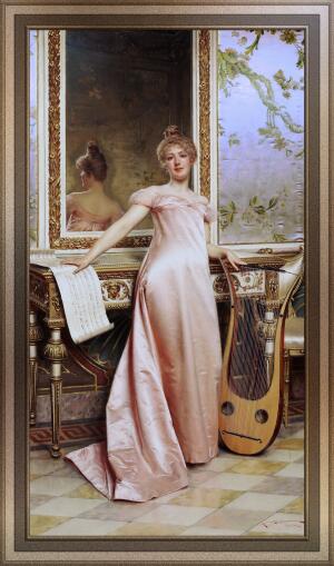 Her Music Lesson by Frederic Soulacroix